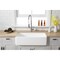 Gourmetier Solid Surface Stone Apron Front Farmhouse Sgl Bowl Kitchen Sink, White GKFA361810BC - alternate 7